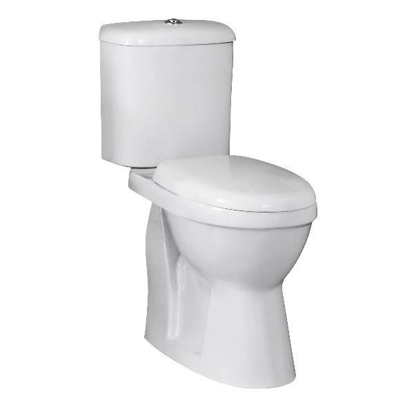 Nuie Doc M Pack Comfort Height Pan and Cistern - White Contemporary