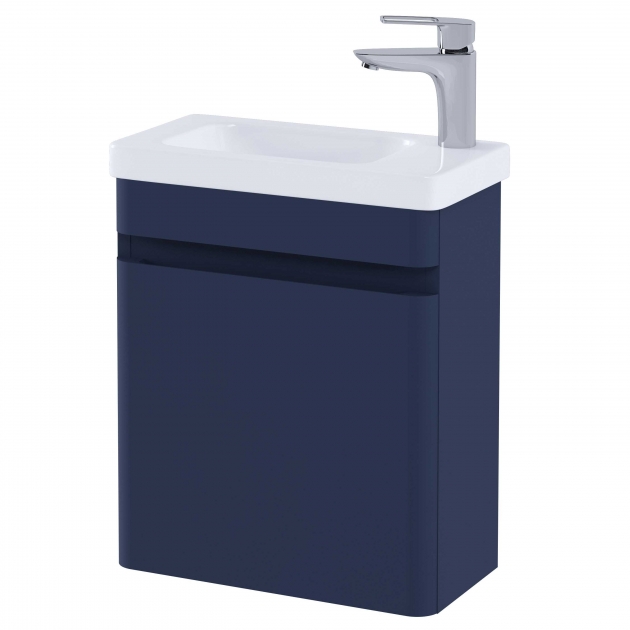 RAK Ceramics Resort 450mm Cloakroom Basin Unit – Matt Denim